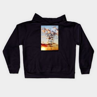 Sunset & Tower Kids Hoodie